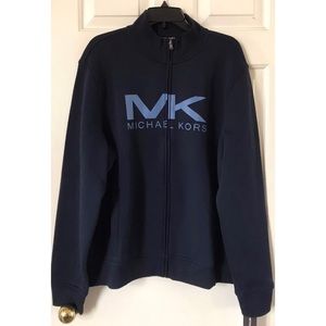 NWT Mens Michael Kors MK Logo Full Zip Up